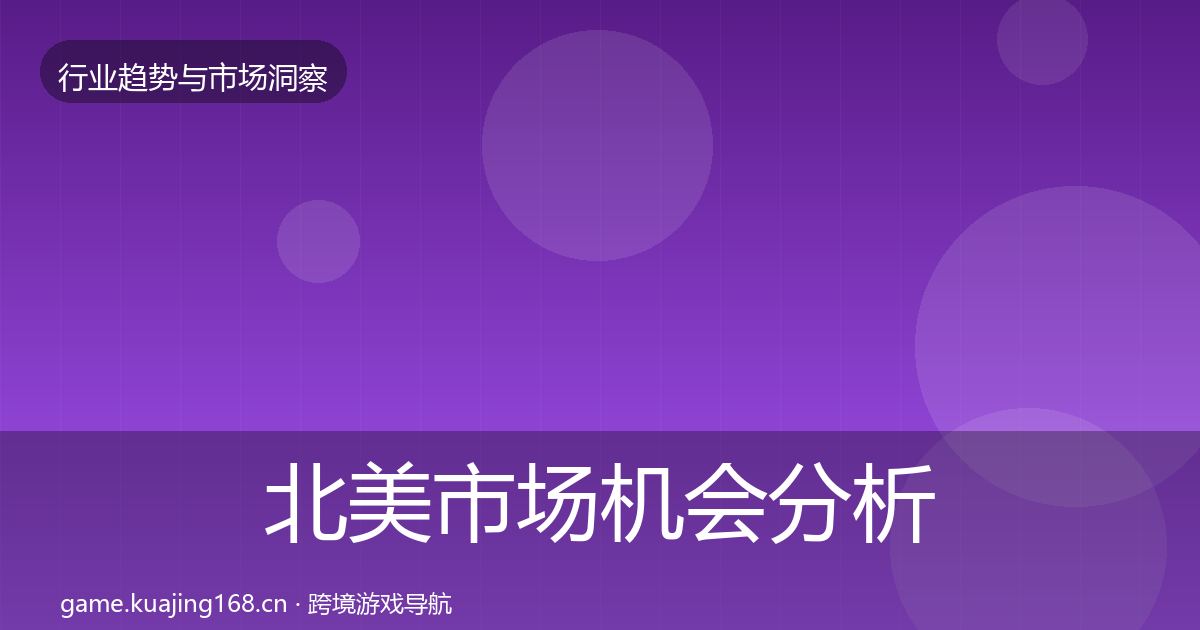 北美市场机会分析实践指南·第19篇