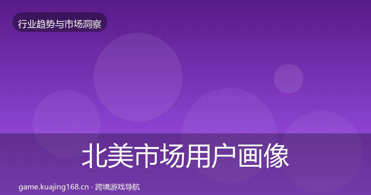 北美市场用户画像实践指南·第29篇