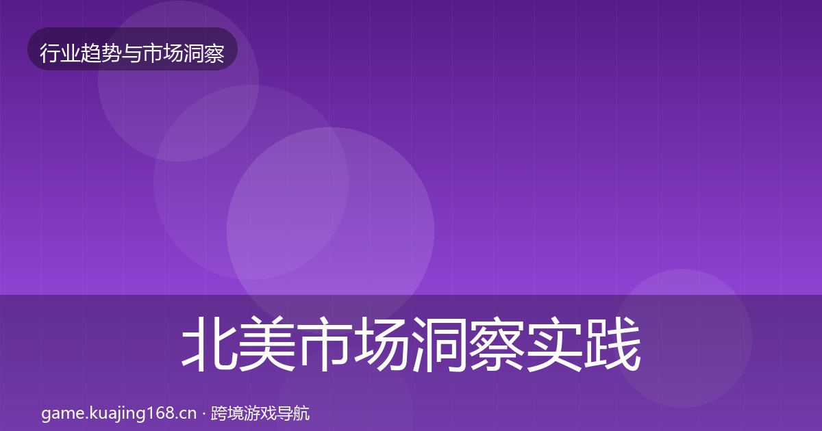 北美市场洞察实践指南·第44篇