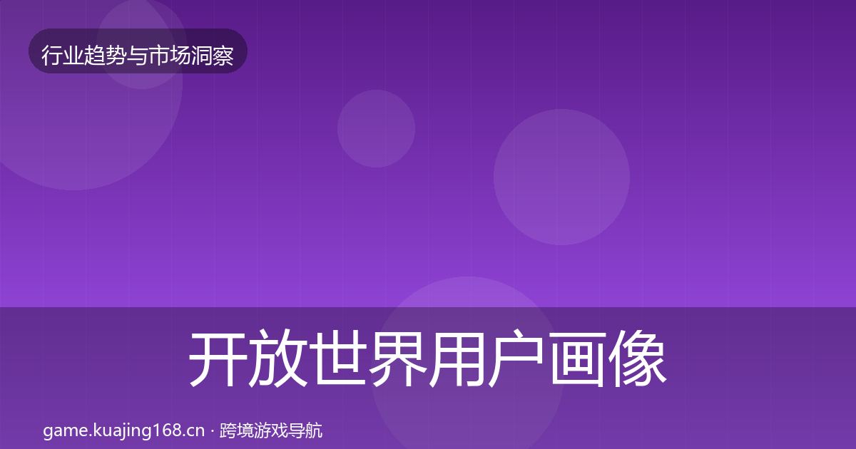 开放世界用户画像全攻略·第68篇