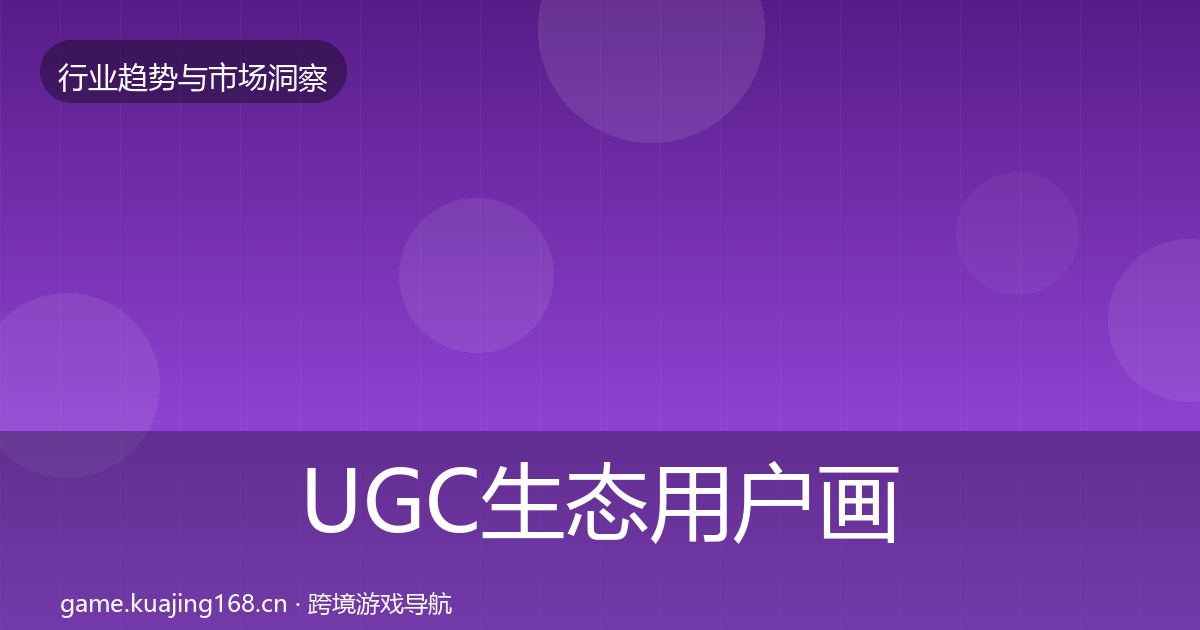 UGC生态用户画像实践指南·第70篇