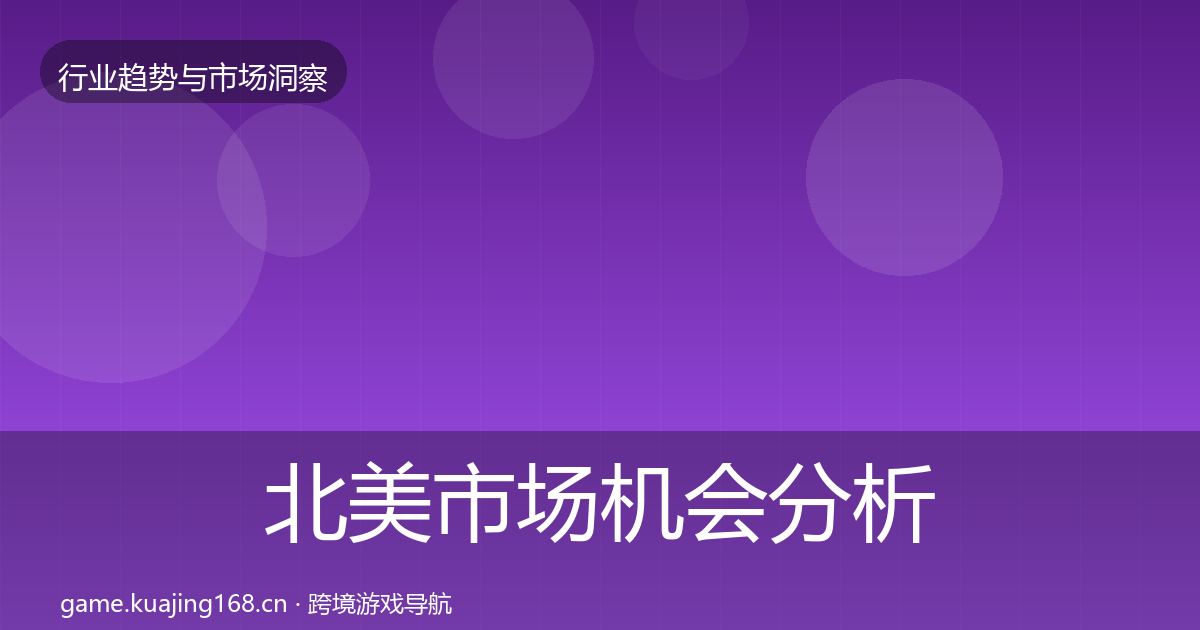 北美市场格局研判实践指南·第224篇
