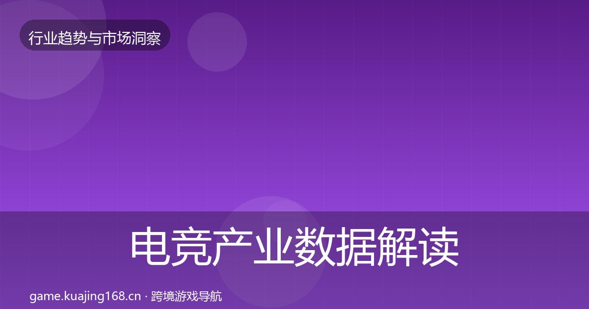 电竞产业机会分析实践指南·第258篇