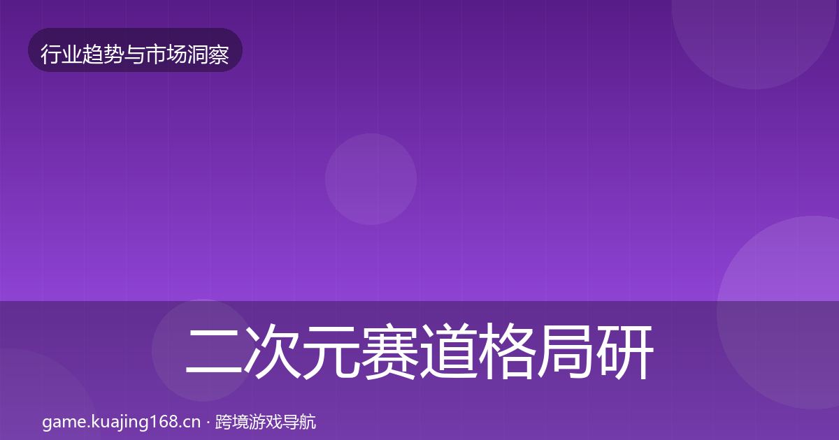 二次元赛道用户画像实践指南·第267篇