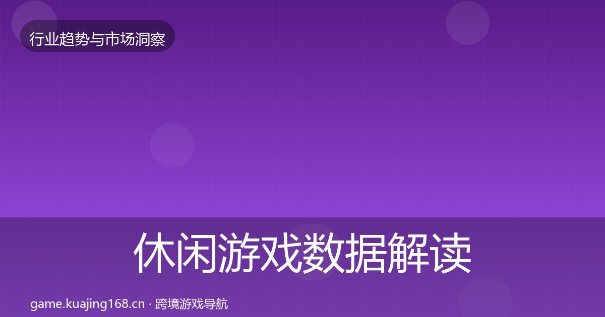 休闲游戏机会分析要点梳理·第298篇