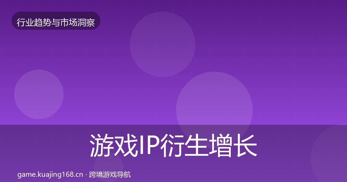 游戏IP衍生投资风向要点梳理·第320篇