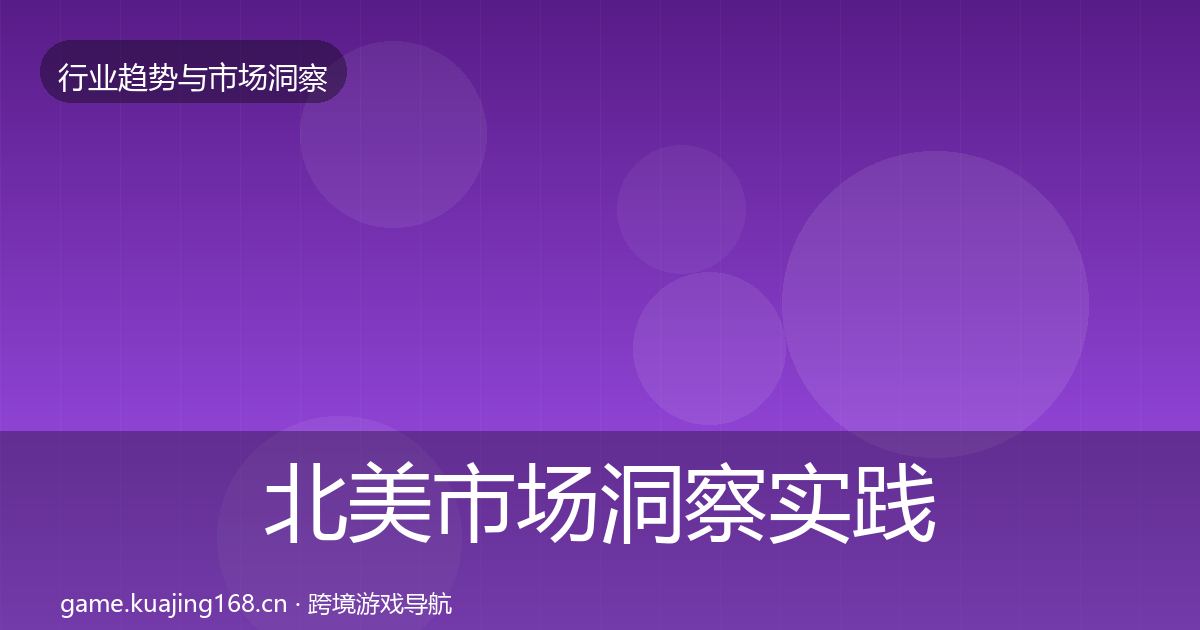 北美市场洞察实践指南·第324篇