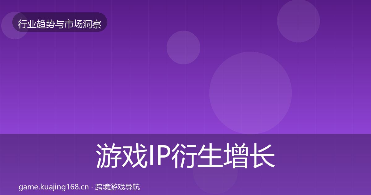 游戏IP衍生增长预测要点梳理·第355篇