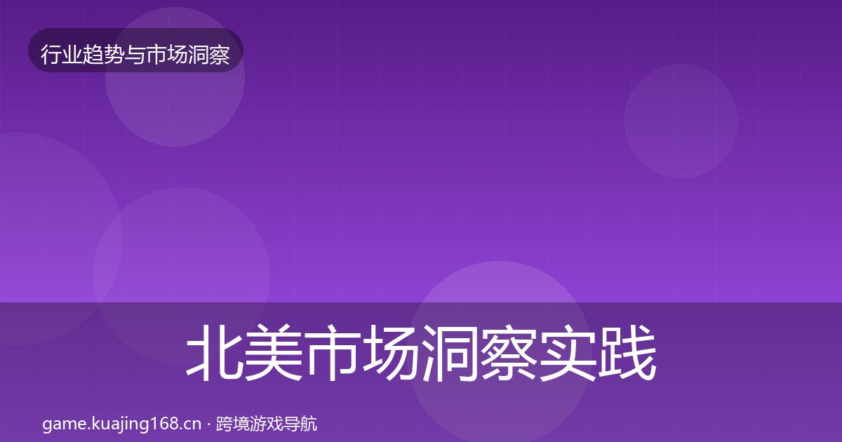 北美市场洞察实践指南·第404篇
