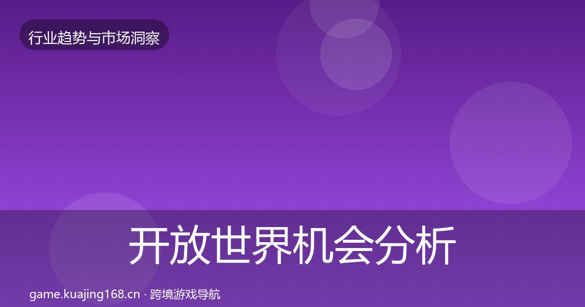 开放世界机会分析全攻略·第418篇
