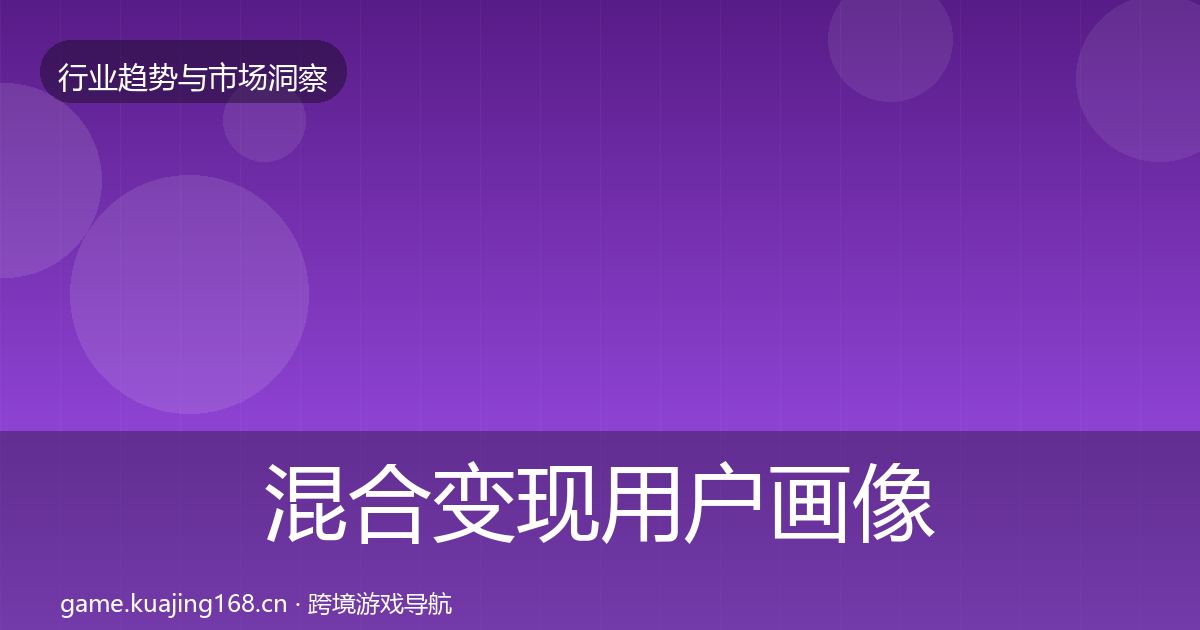 混合变现用户画像全攻略·第430篇