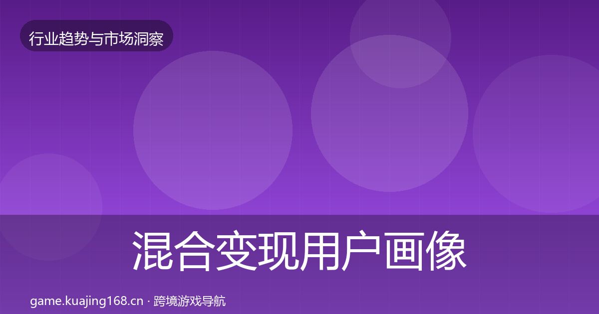 混合变现用户画像全攻略·第590篇