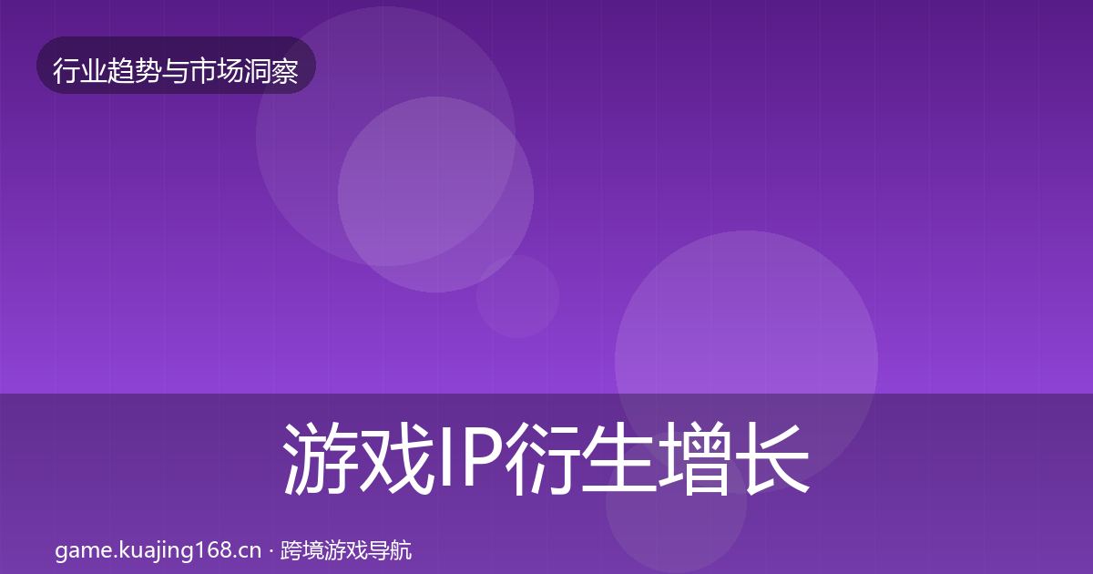 游戏IP衍生增长预测要点梳理·第595篇