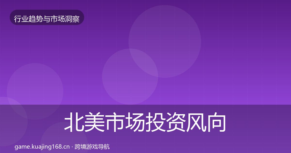 北美市场投资风向实践指南·第599篇