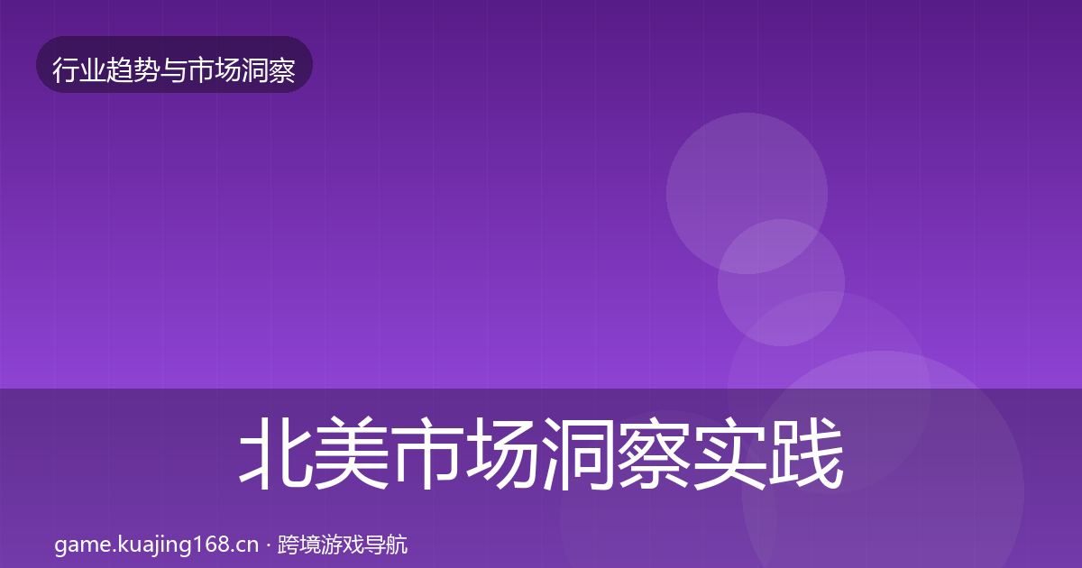 北美市场洞察实践指南·第604篇