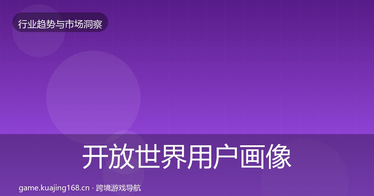 开放世界用户画像全攻略·第628篇