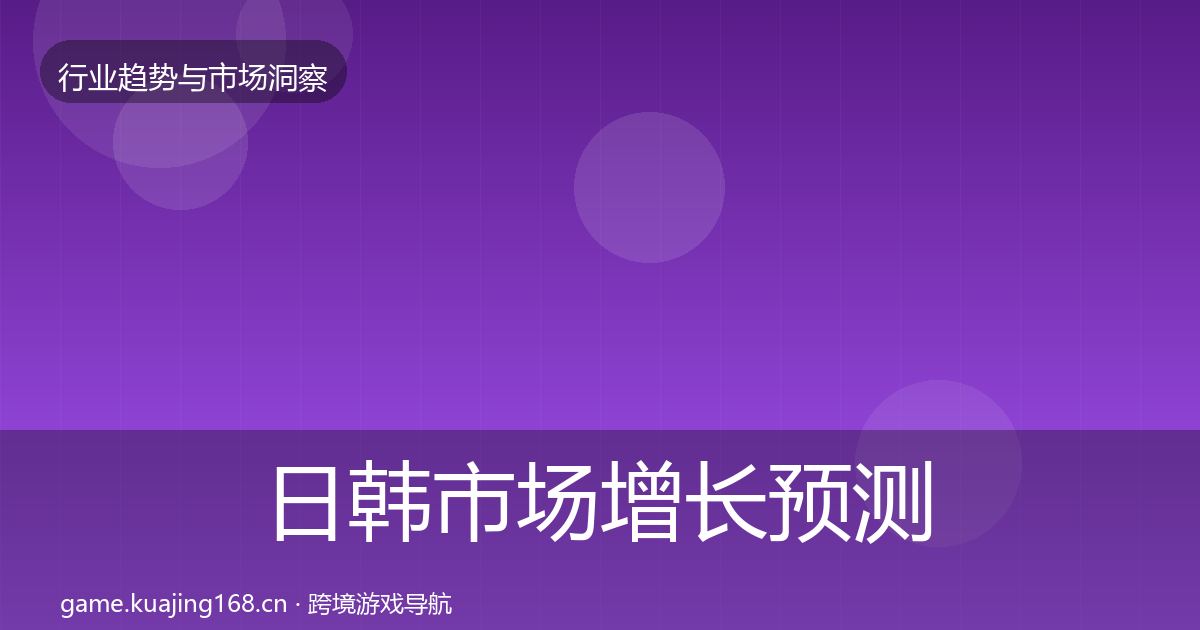 日韩市场增长预测要点梳理·第634篇