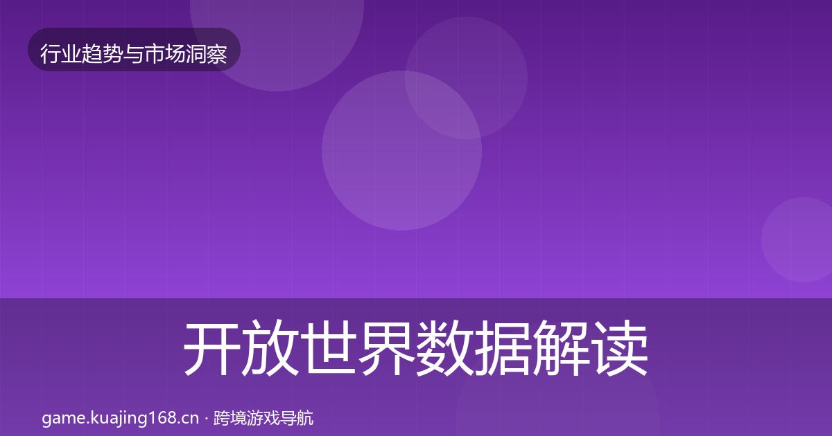 开放世界数据解读全攻略·第653篇
