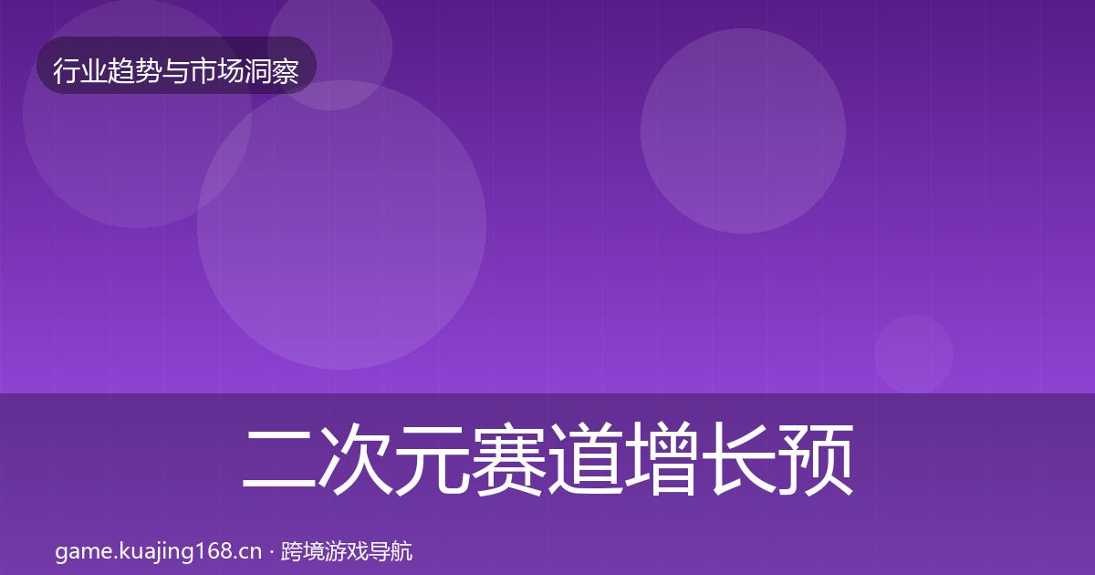 二次元赛道增长预测实践指南·第672篇
