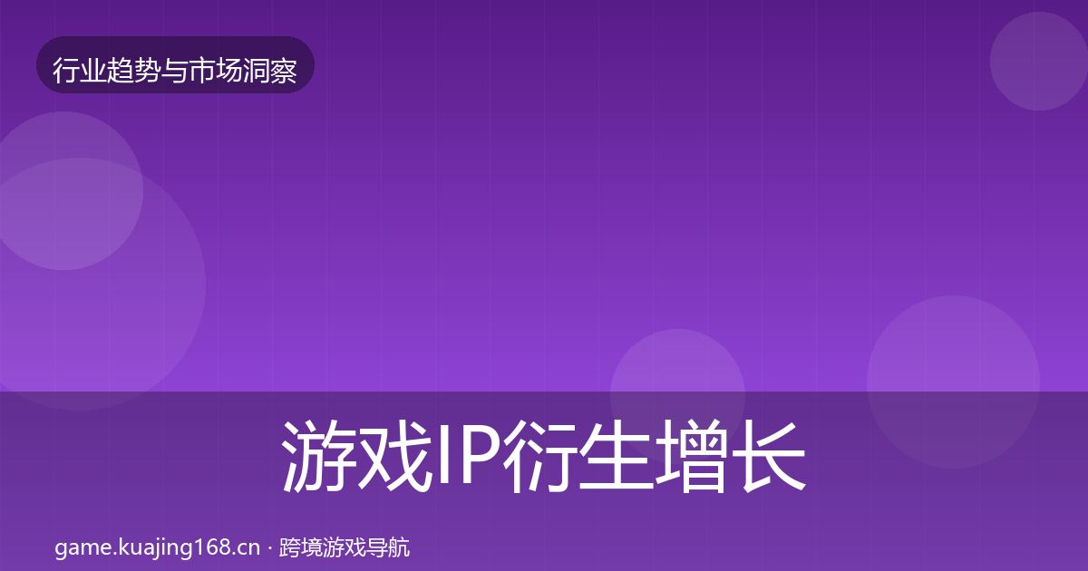 游戏IP衍生增长预测要点梳理·第675篇