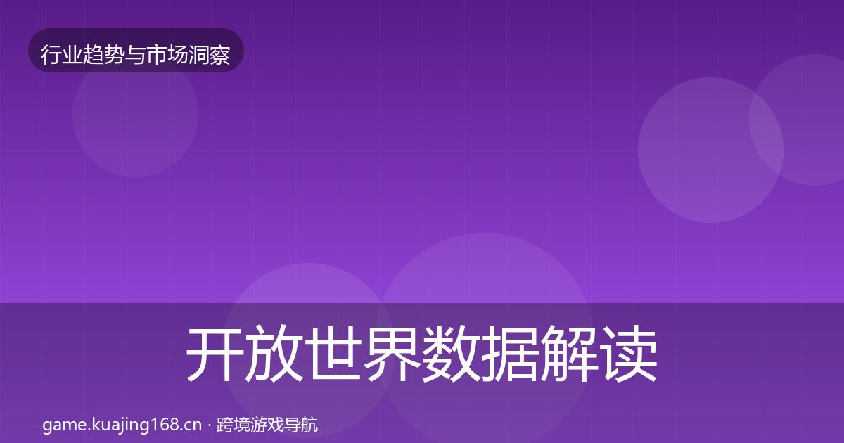 开放世界数据解读全攻略·第693篇