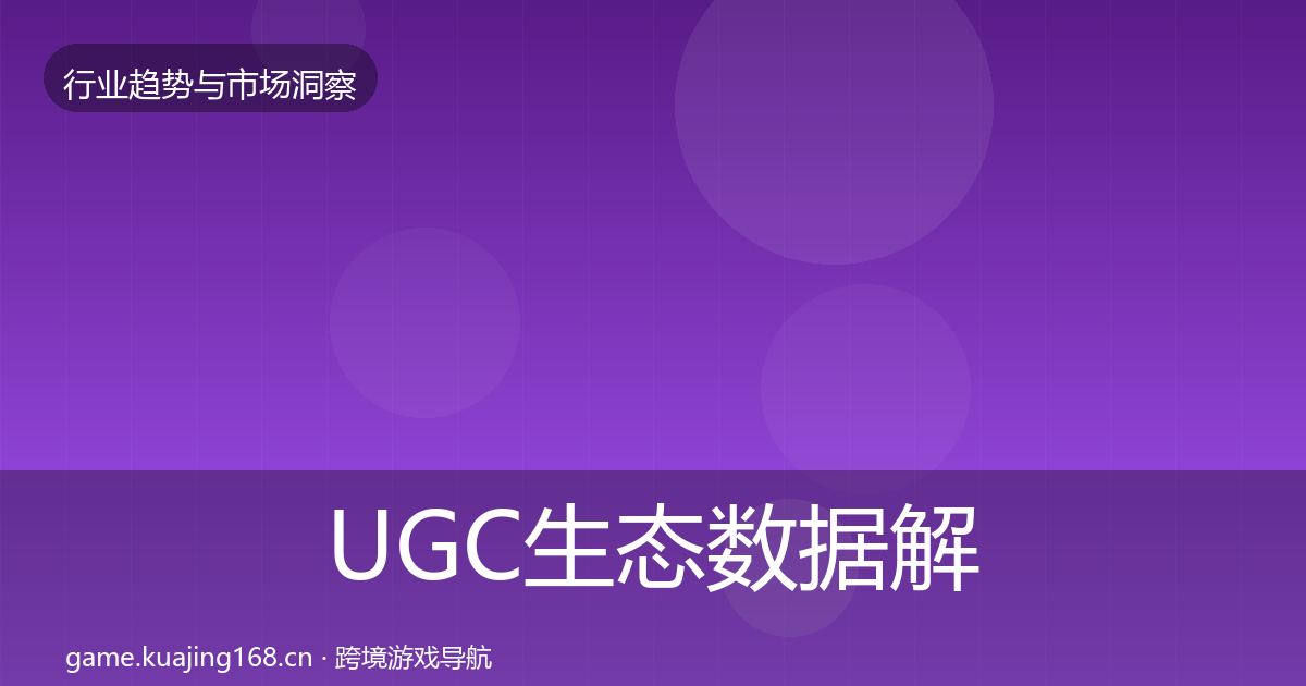 UGC生态数据解读实践指南·第695篇
