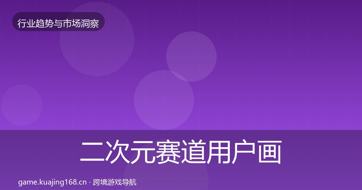 二次元赛道用户画像实践指南·第707篇