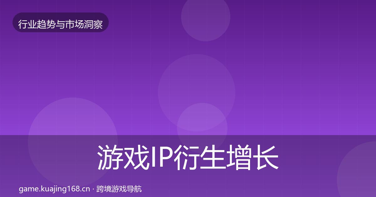 游戏IP衍生增长预测要点梳理·第715篇