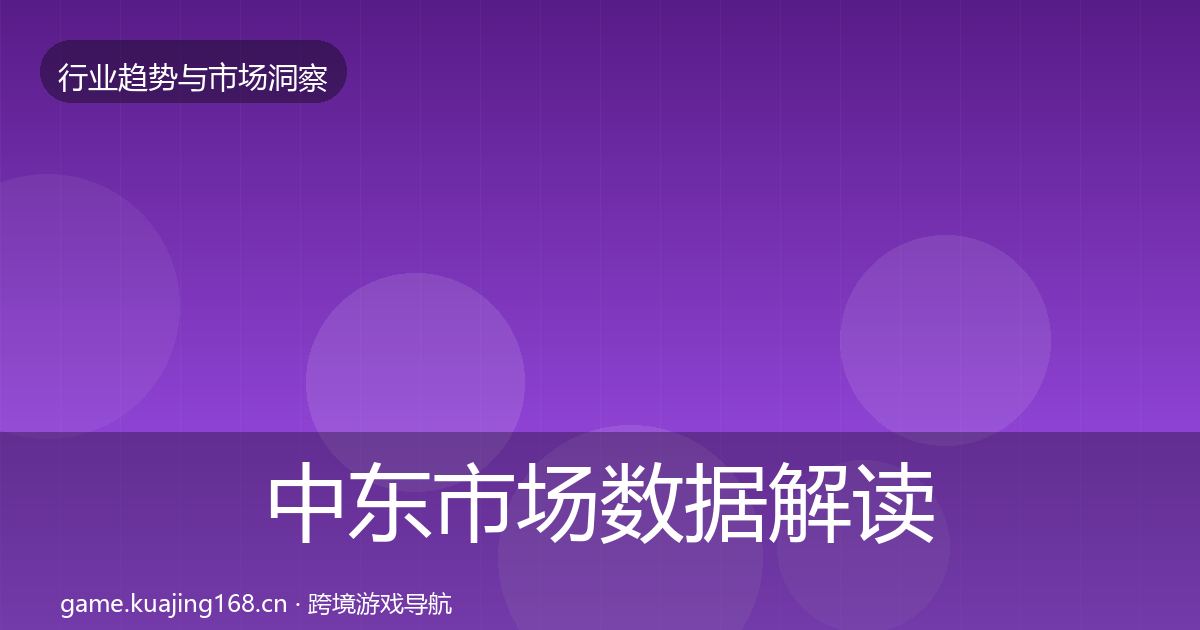 中东市场数据解读入门到进阶·第733篇