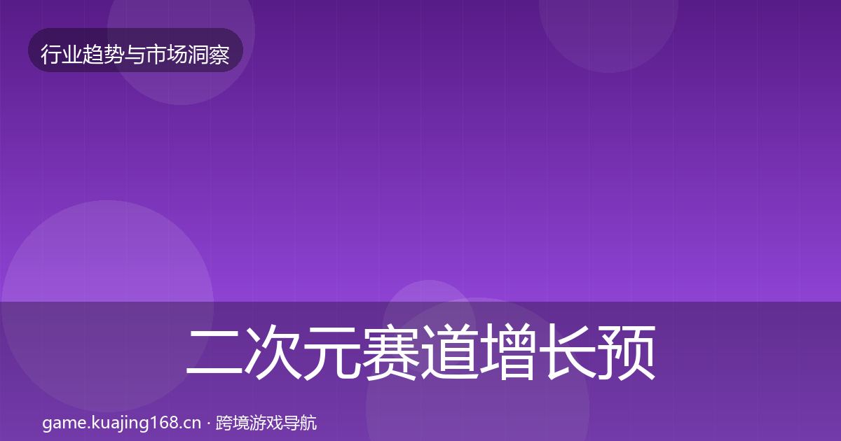 二次元赛道增长预测实践指南·第752篇