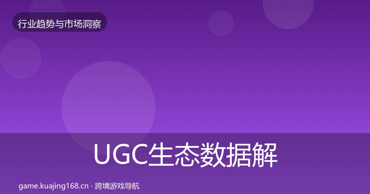 UGC生态数据解读实践指南·第775篇