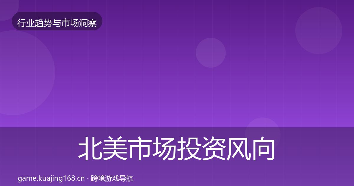 北美市场投资风向实践指南·第799篇