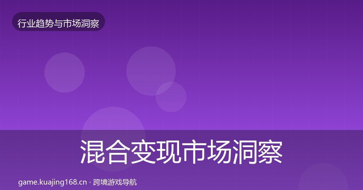混合变现市场洞察全攻略·第805篇