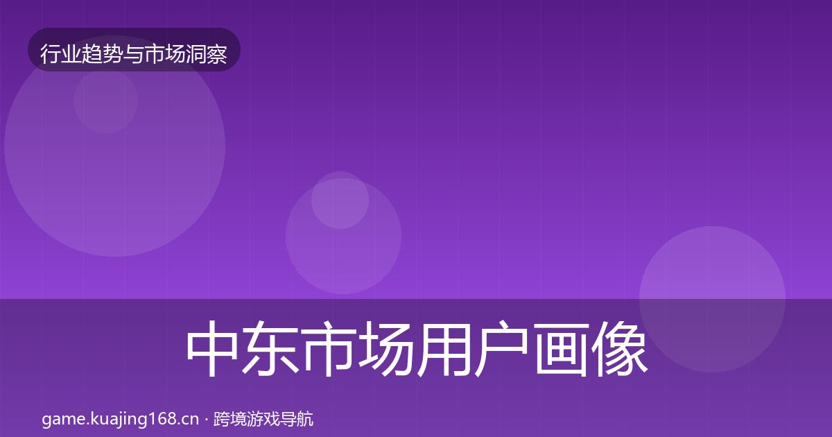 中东市场用户画像入门到进阶·第828篇