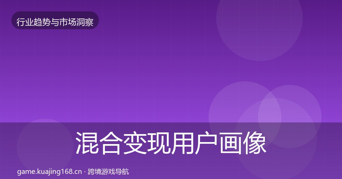 混合变现用户画像全攻略·第830篇