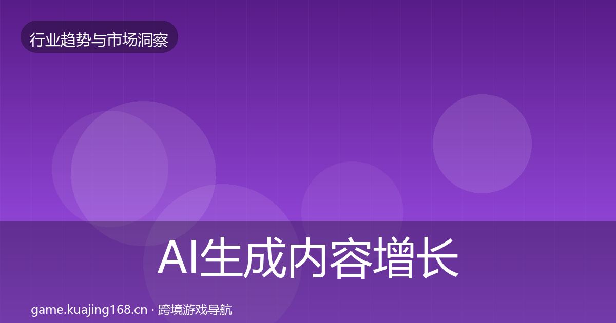 AI生成内容增长预测入门到进阶·第831篇