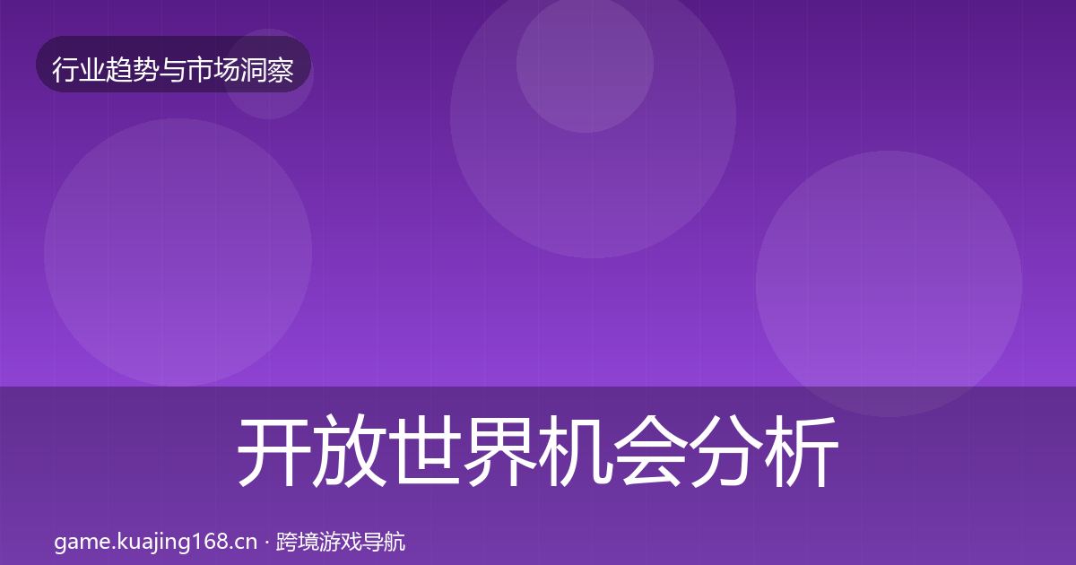 开放世界机会分析全攻略·第858篇
