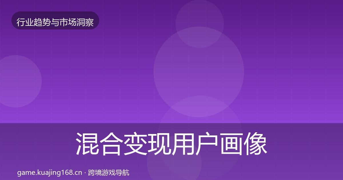 混合变现用户画像全攻略·第870篇