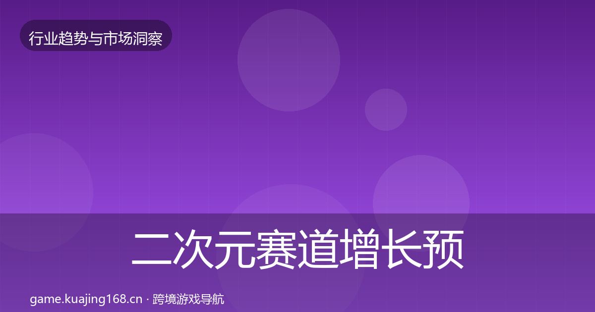 二次元赛道增长预测实践指南·第872篇