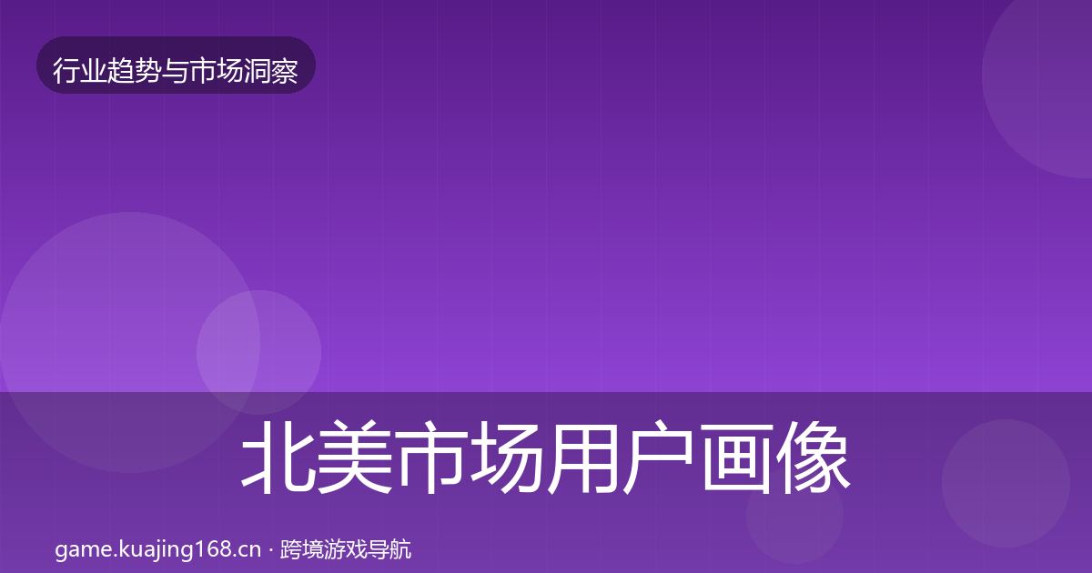 北美市场用户画像实践指南·第909篇