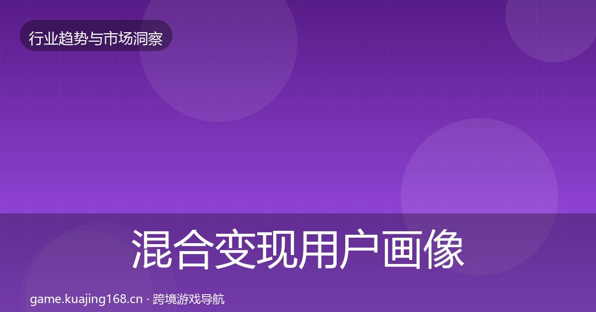 混合变现用户画像全攻略·第910篇