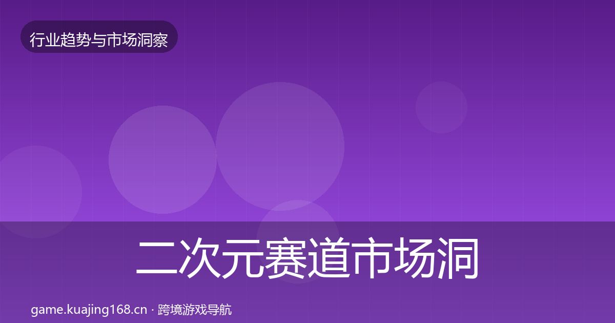 二次元赛道市场洞察实践指南·第922篇