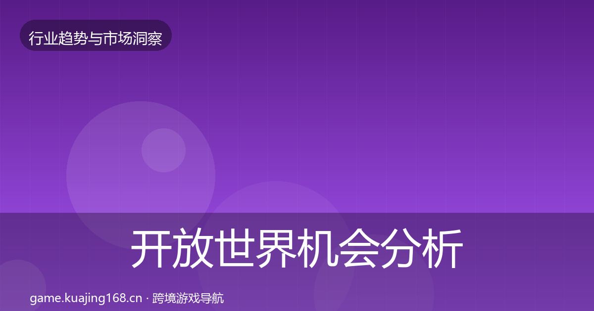 开放世界机会分析全攻略·第938篇