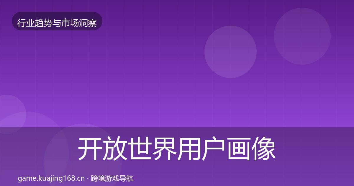 开放世界用户画像全攻略·第948篇