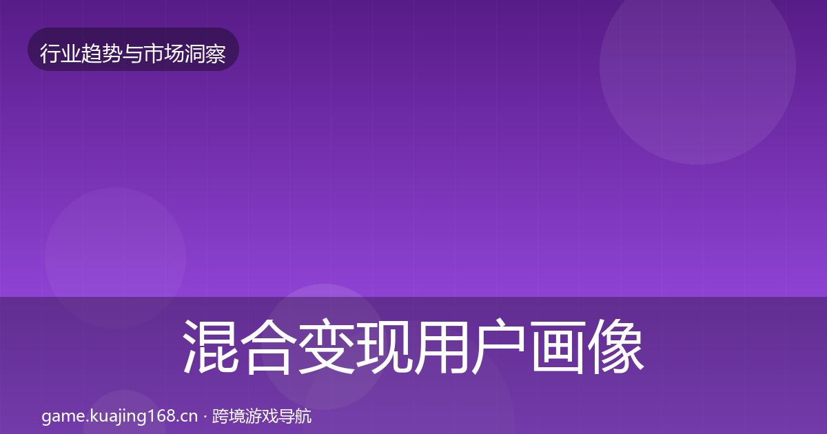 混合变现用户画像全攻略·第950篇