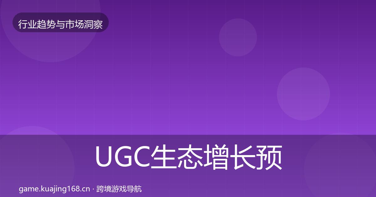 UGC生态增长预测实践指南·第955篇