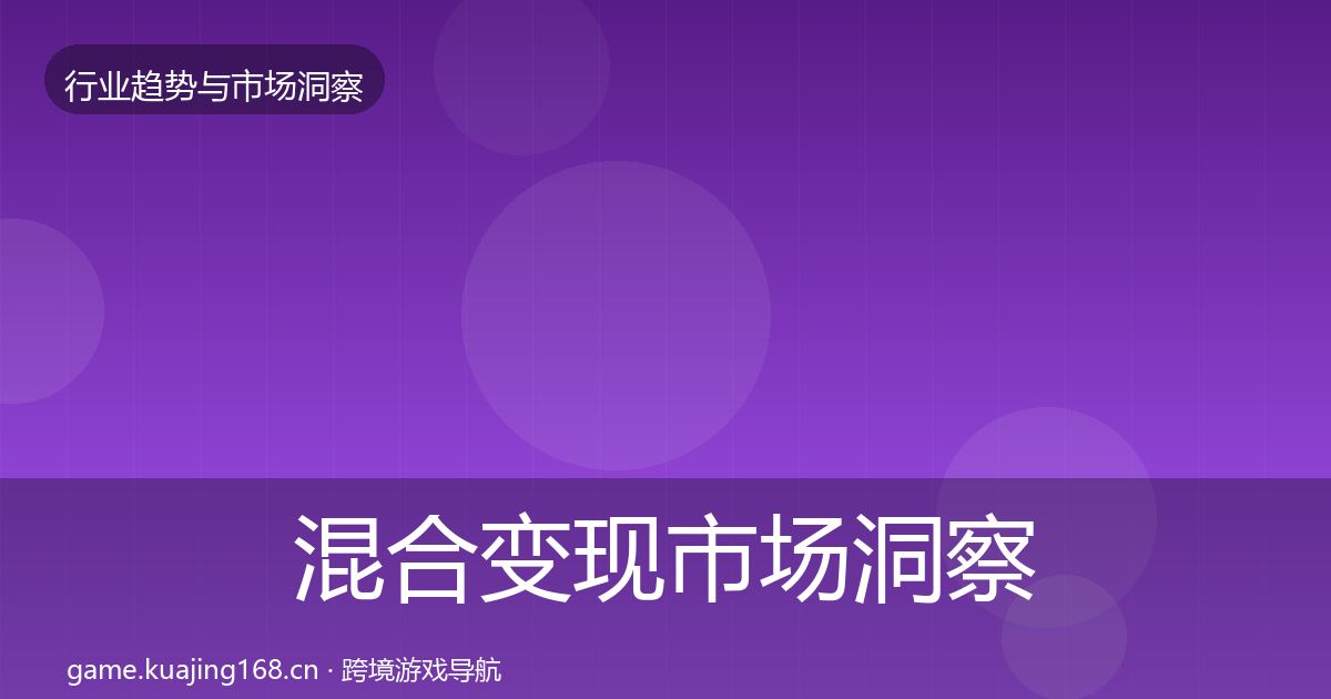混合变现市场洞察全攻略·第1005篇