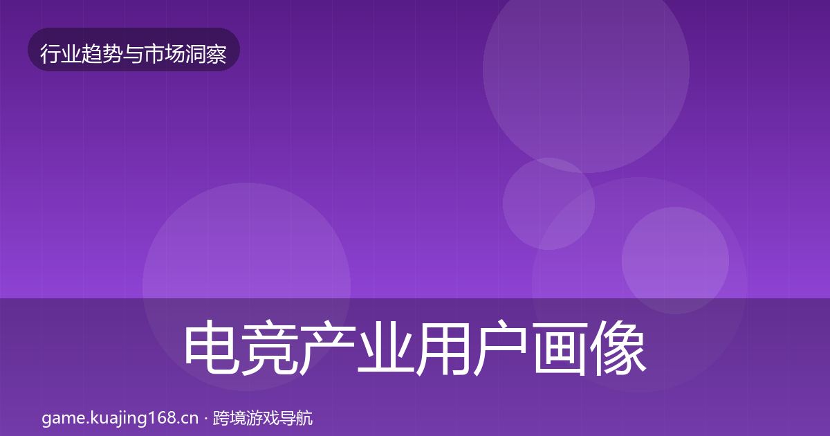 电竞产业用户画像实践指南·第1028篇