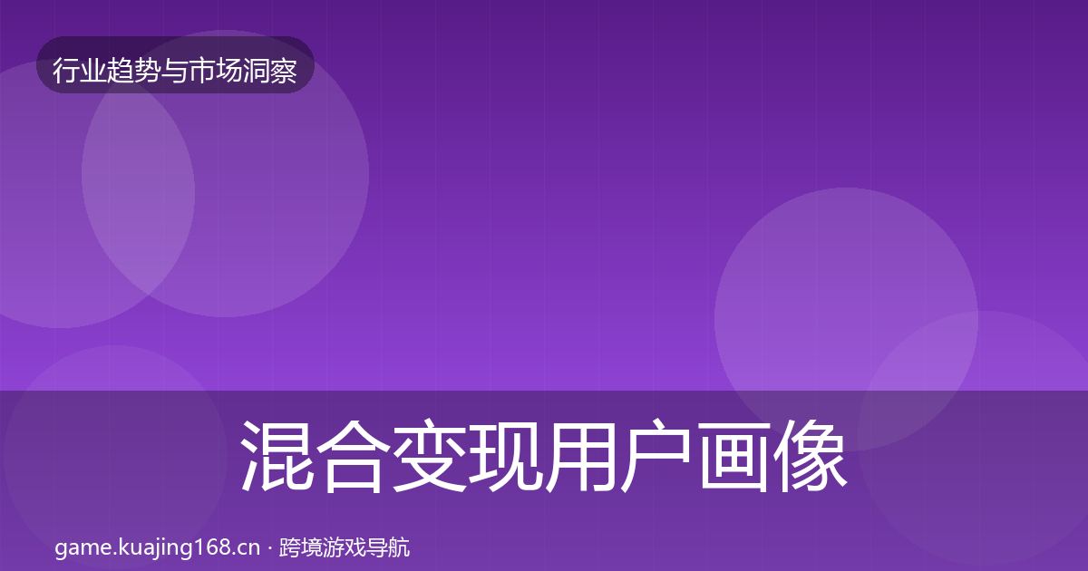 混合变现用户画像全攻略·第1030篇