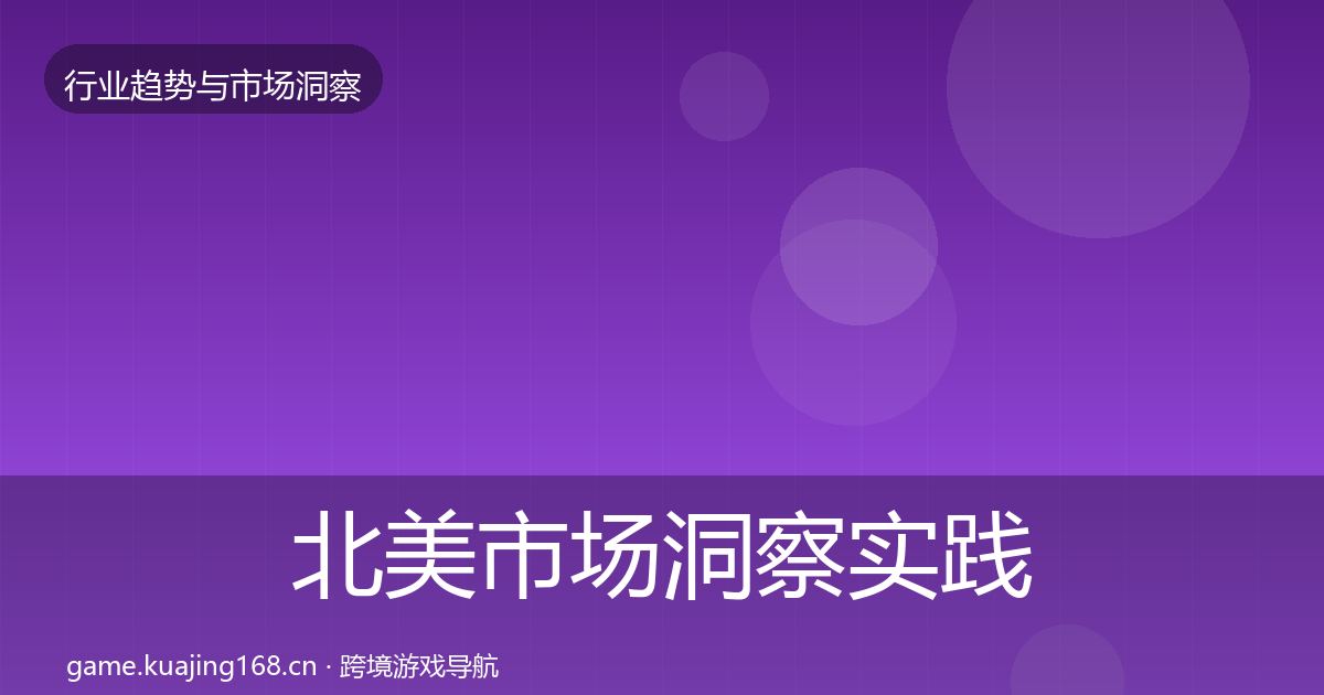 北美市场洞察实践指南·第1044篇